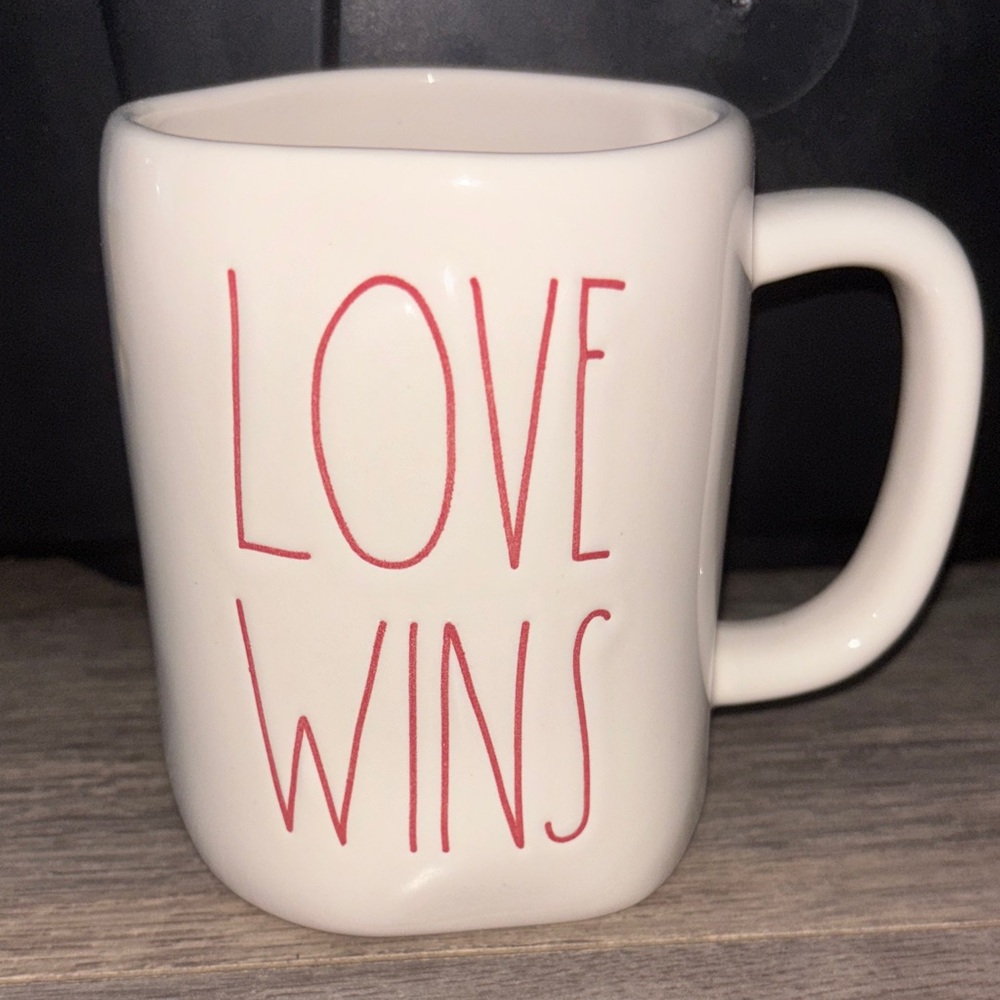 Rae Dunn Love Wins Ceramic Mug